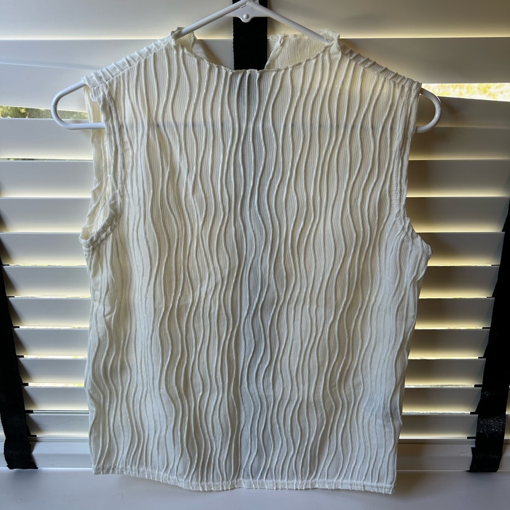 Cream Detailed Blouse